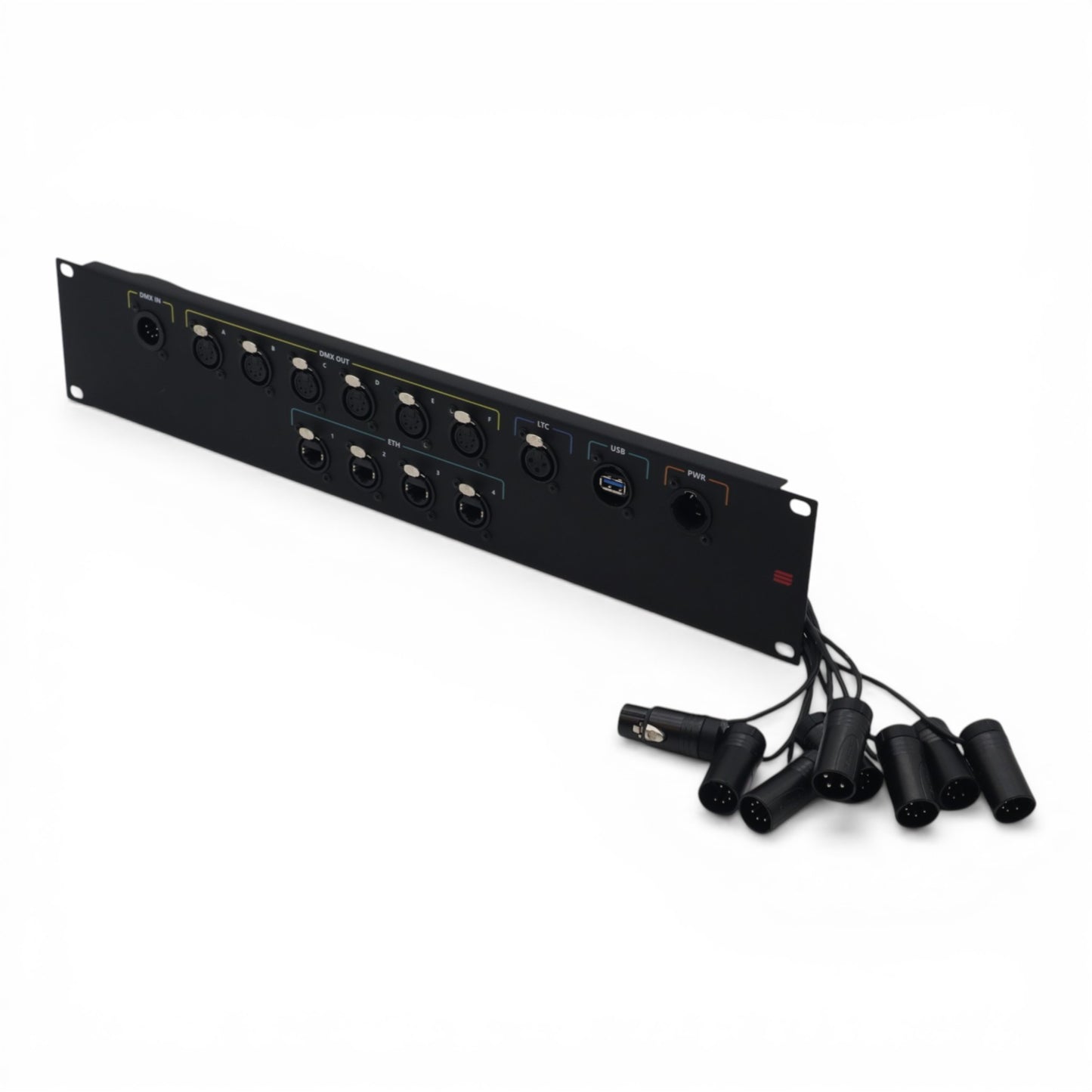 ProX XSM-2UCSTL14 2U Rack Connection Panel for Stage and Tour