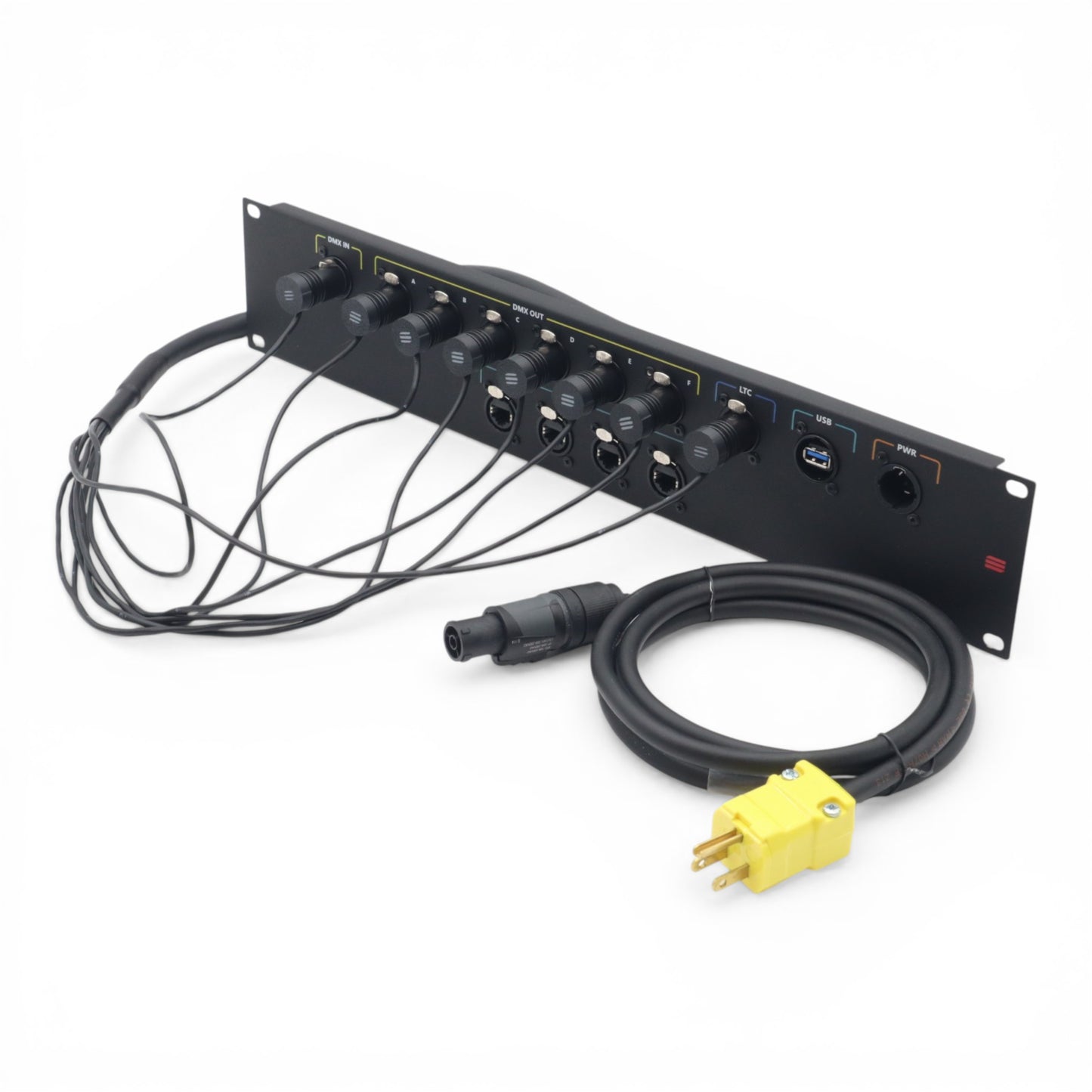 ProX XSM-2UCSTL14 2U Rack Connection Panel for Stage and Tour