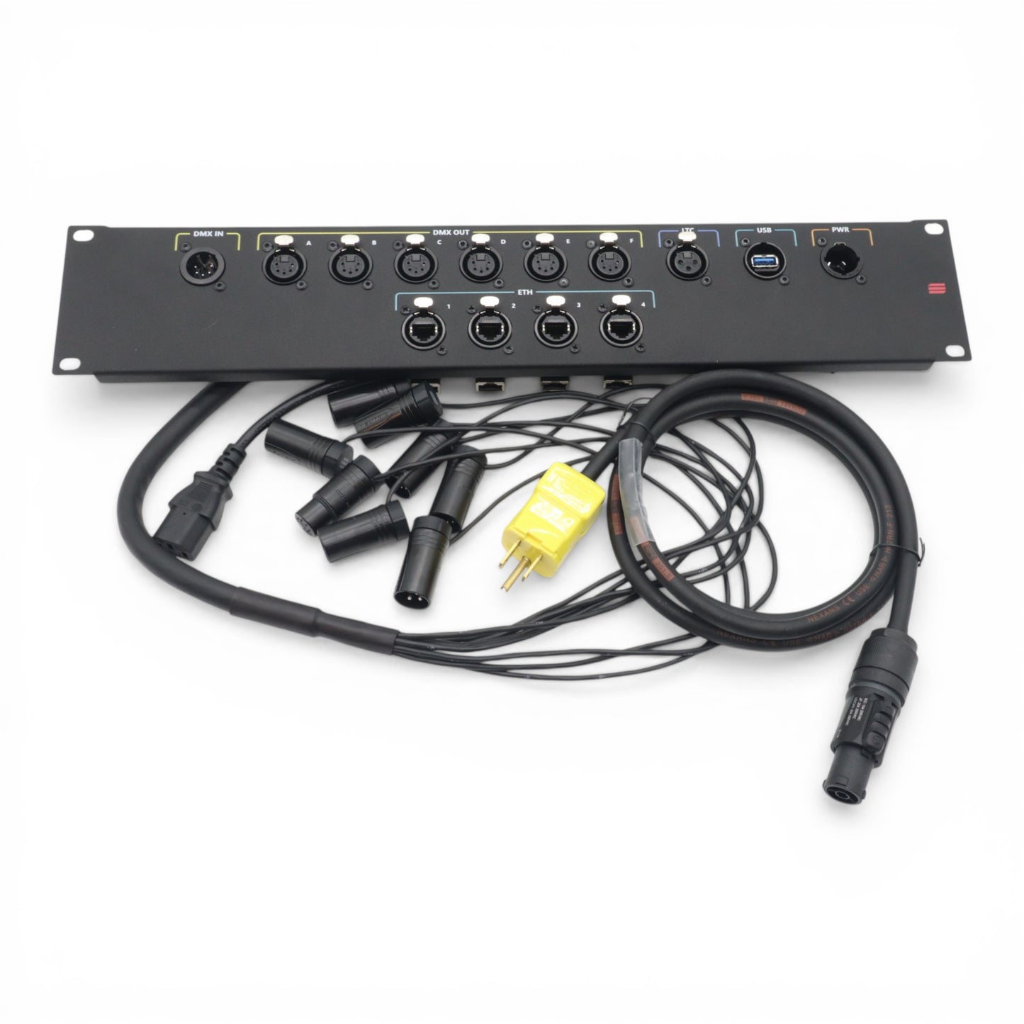 ProX XSM-2UCSTL14 2U Rack Connection Panel for Stage and Tour
