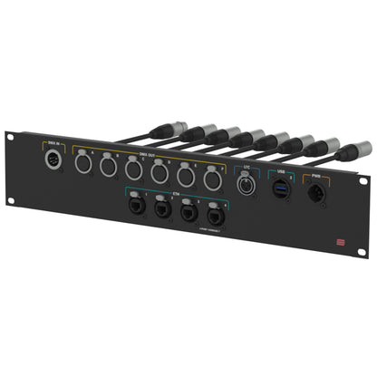 ProX XSM-2UCSTL14 2U Rack Connection Panel for Stage and Tour