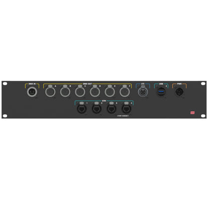 ProX XSM-2UCSTL14 2U Rack Connection Panel for Stage and Tour