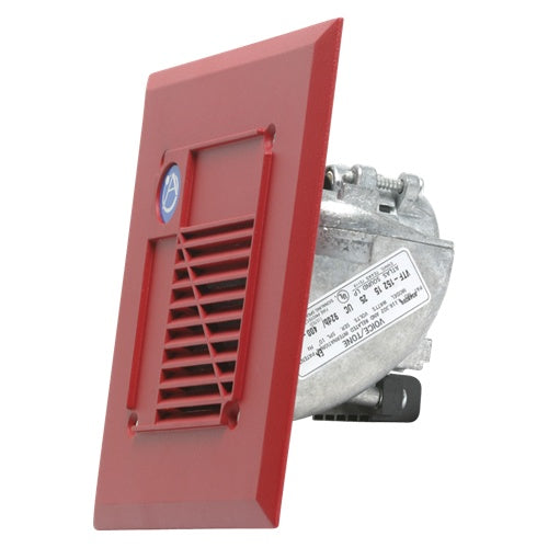 AtlasIED VTF Series Recessed Compression Driver Speaker with 15-Watt Transformer | 25V | Red