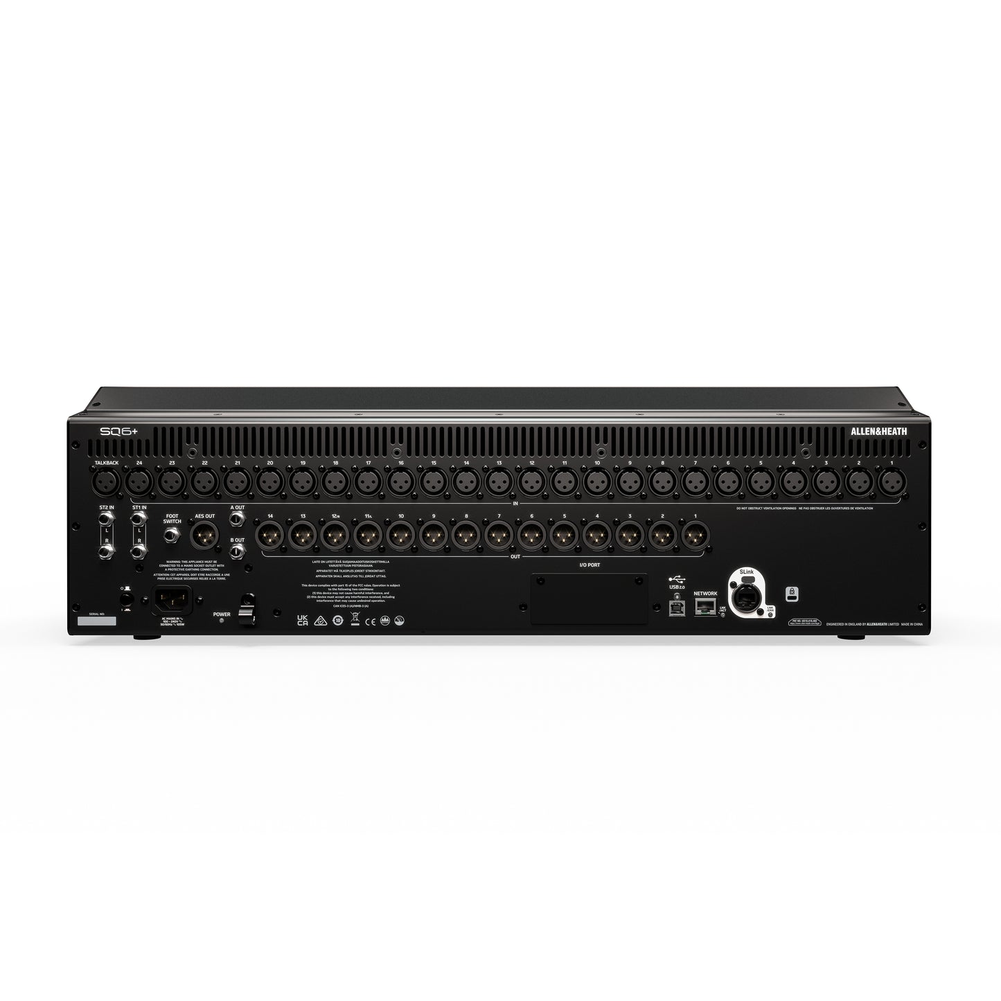 Allen & Heath SQ6+ 48-Channel Digital Mixer With RackUltra FX