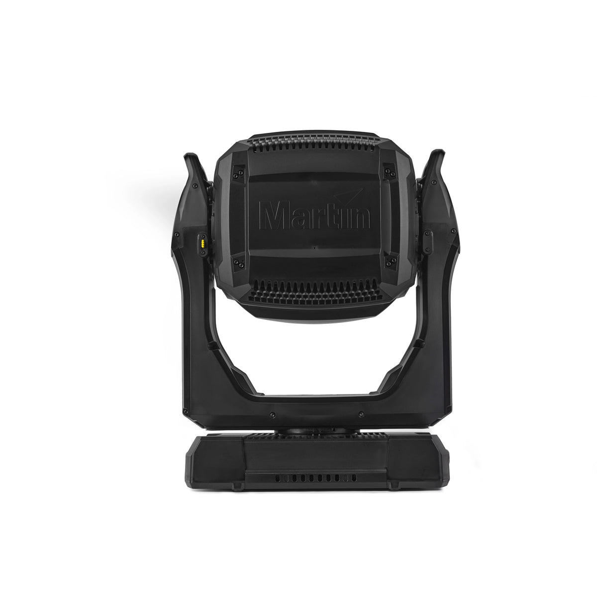 MAC Encore Two rear view of head showing embossed Martin logo and vent grilles, Martin Lighting