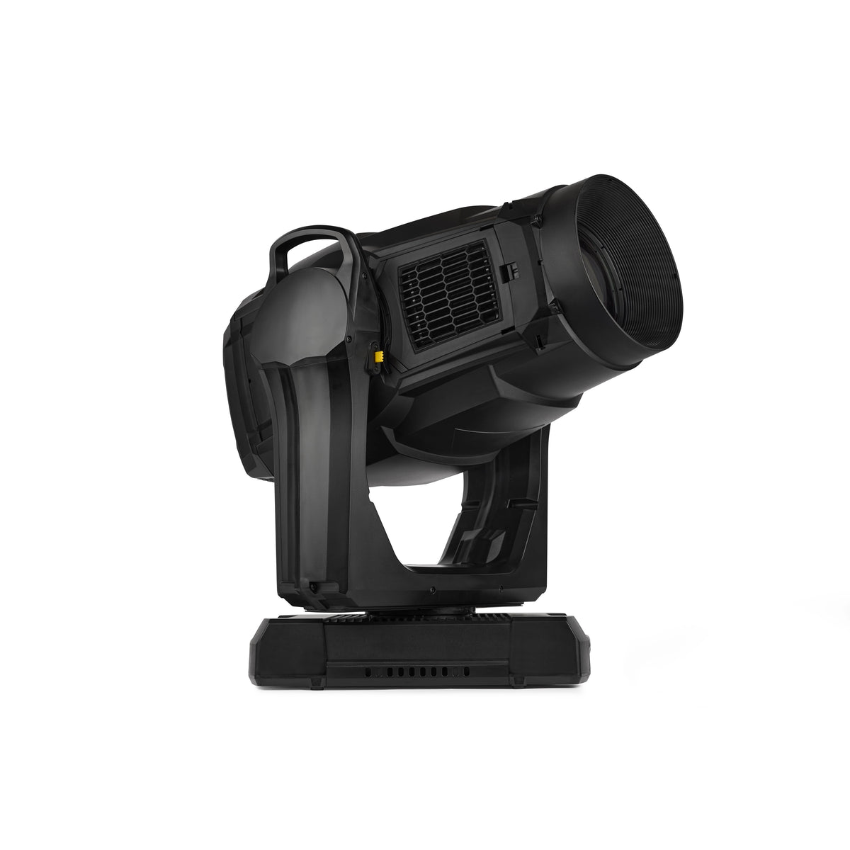MAC Encore Two side profile showing head, yoke arm and ventilated base, Martin Lighting