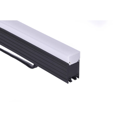 VDO Sceptron XB with square-edge opal diffuser lens seated in extrusion channel, Martin Lighting