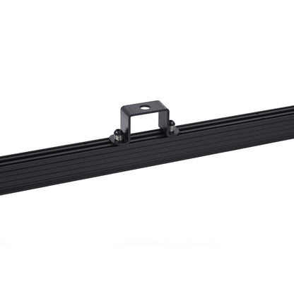 VDO Sceptron XB rear channel with omega-style hanging bracket and captive fixings, Martin Lighting