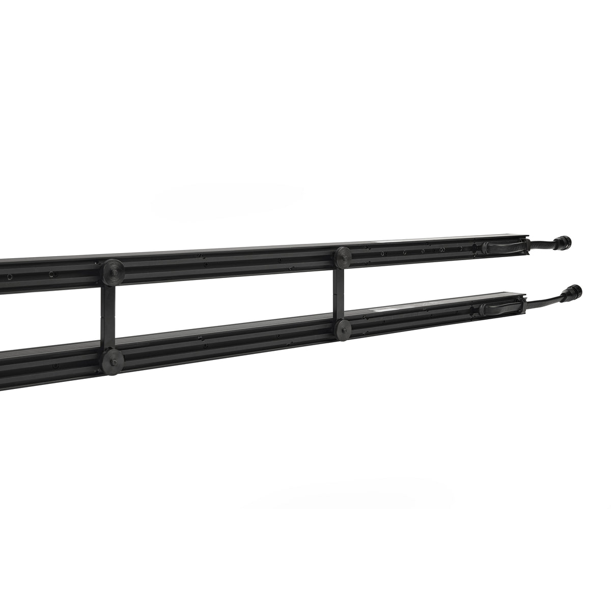 Two VDO Sceptron XB battens joined in a parallel stacked array with spacer hardware, Martin Lighting