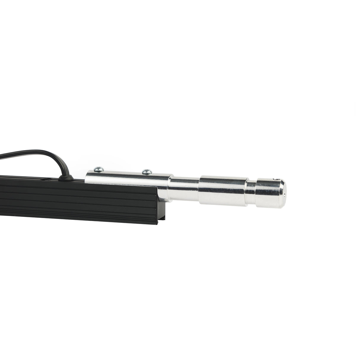VDO Sceptron XB with 16 mm spigot mounting adapter fitted to the end of the extrusion, Martin Lighting