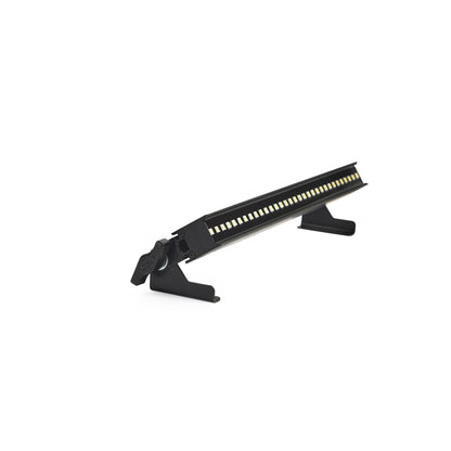 VDO Sceptron XB 320 mm on tilting floor brackets showing full LED pixel row, Martin Lighting