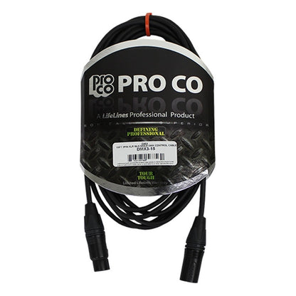 ProCo Sound DMX3 3-Pin Cable | 1 ft