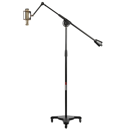 Gator GFW-MIC-STBM2000 Studio Mic Boom With Heavy Base and Wheels
