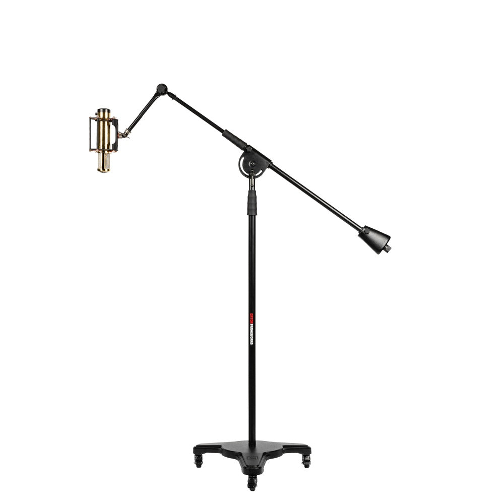 Gator GFW-MIC-STBM2000 Studio Mic Boom With Heavy Base and Wheels