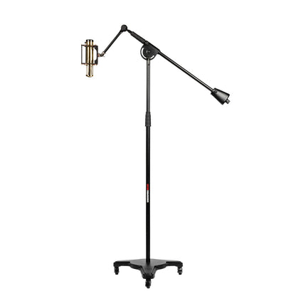 Gator GFW-MIC-STBM2000 Studio Mic Boom With Heavy Base and Wheels