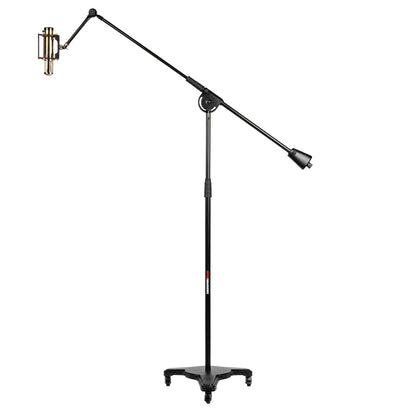Gator GFW-MIC-STBM2000 Studio Mic Boom With Heavy Base and Wheels