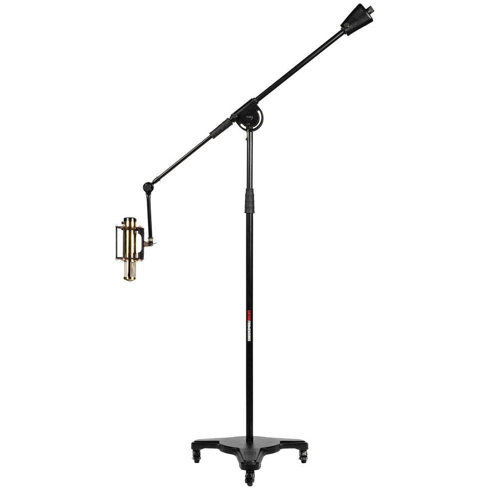 Gator GFW-MIC-STBM2000 Studio Mic Boom With Heavy Base and Wheels