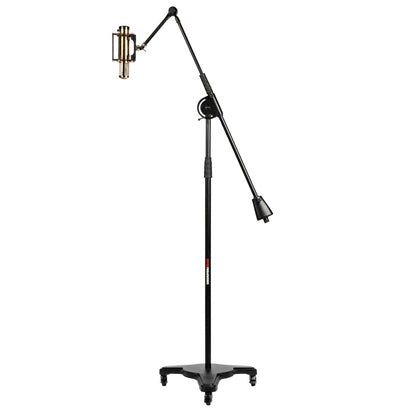 Gator GFW-MIC-STBM2000 Studio Mic Boom With Heavy Base and Wheels