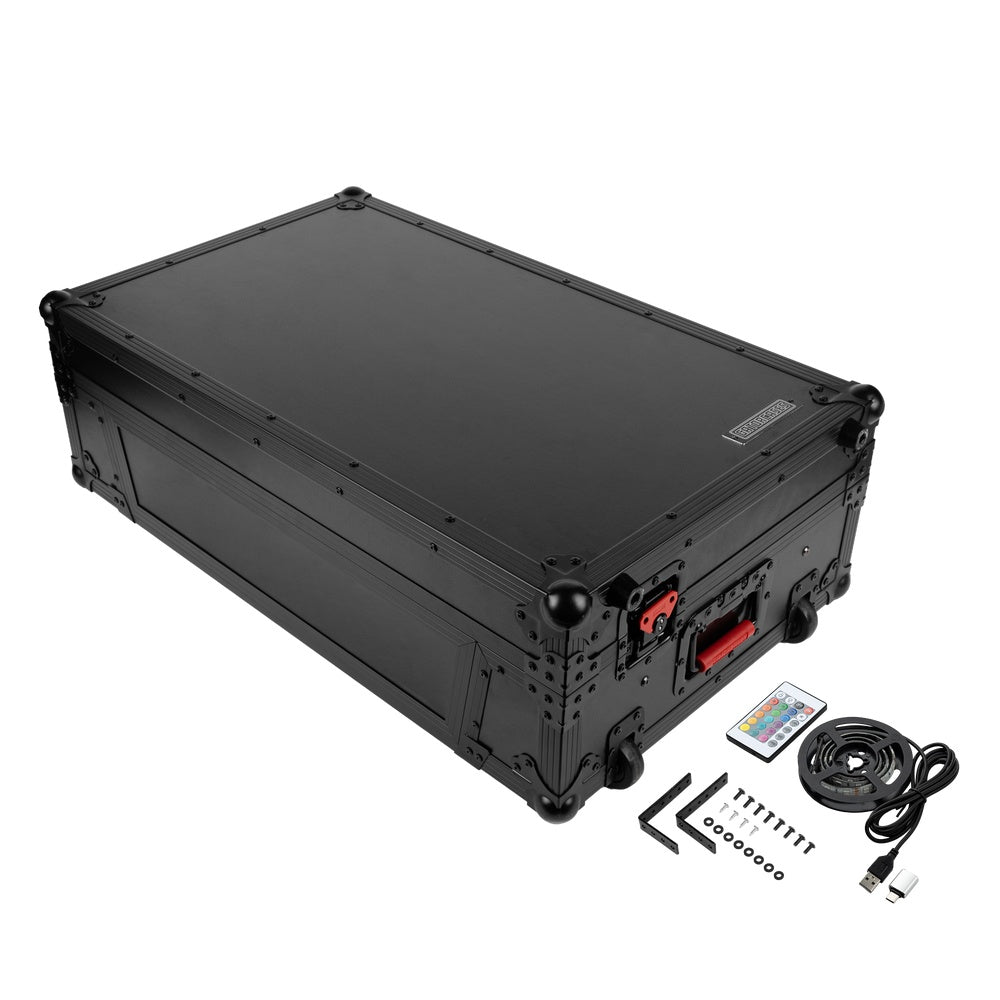 Gator G-ONYXUD-REV7-2U-LED Flight Case With Platform LED And 2U