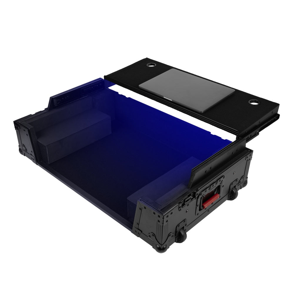 Gator G-ONYXUD-REV7-2U-LED Flight Case With Platform LED And 2U