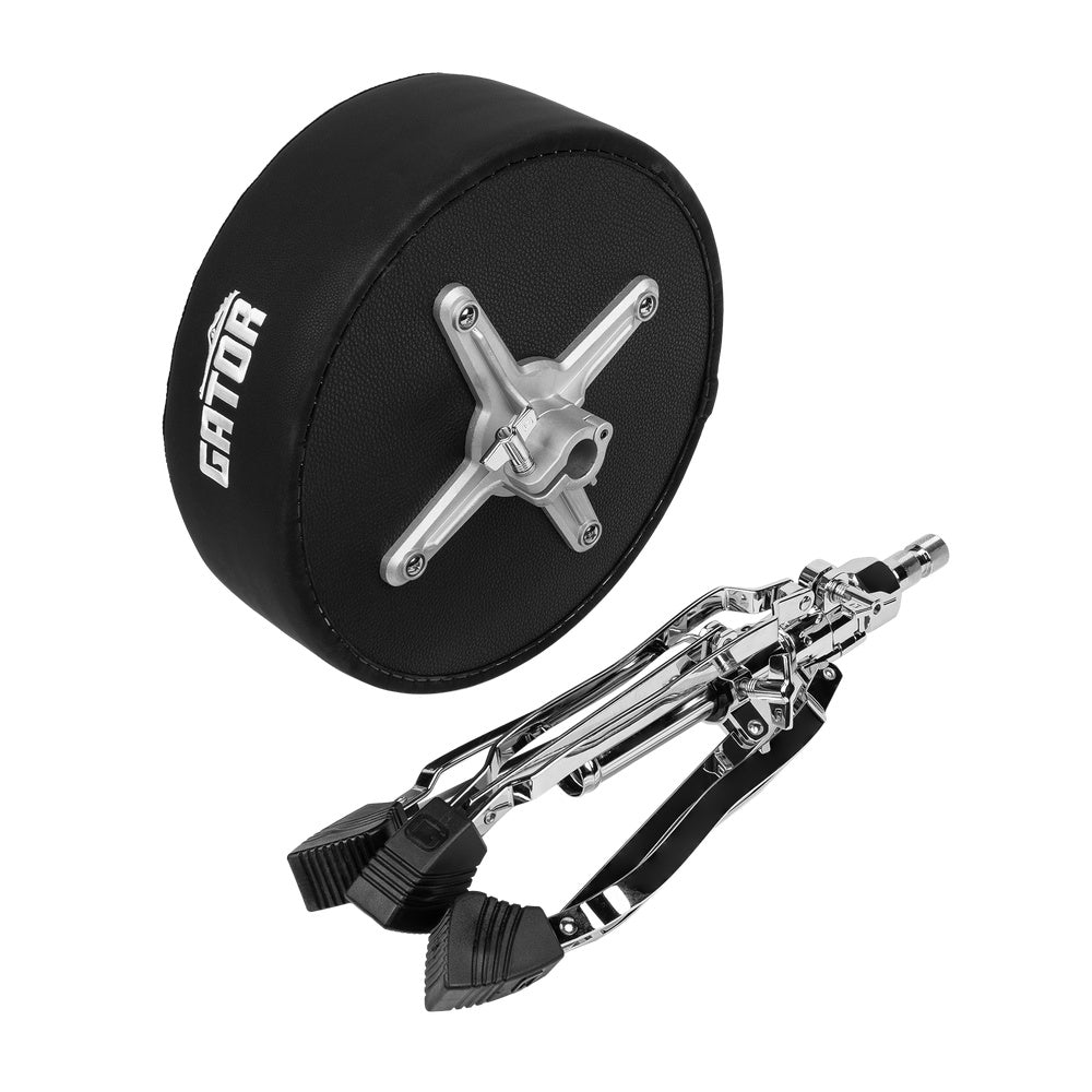 Gator GP-DTH-SRD-BK Spindle Round Seat Drum Throne