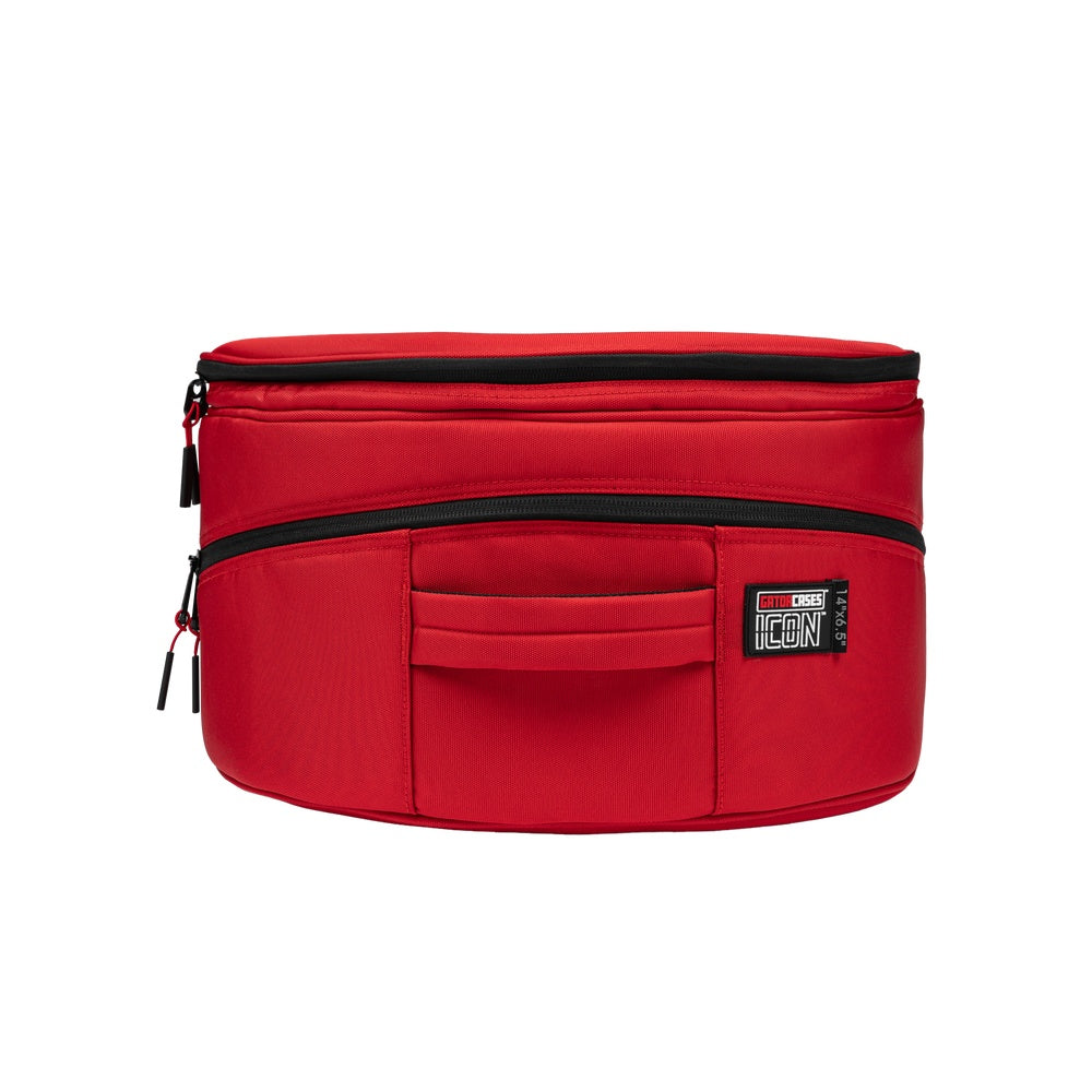 Gator GP-ICON-1465SD-RED 14" x 6.5" Icon Series Snare Drum Bag