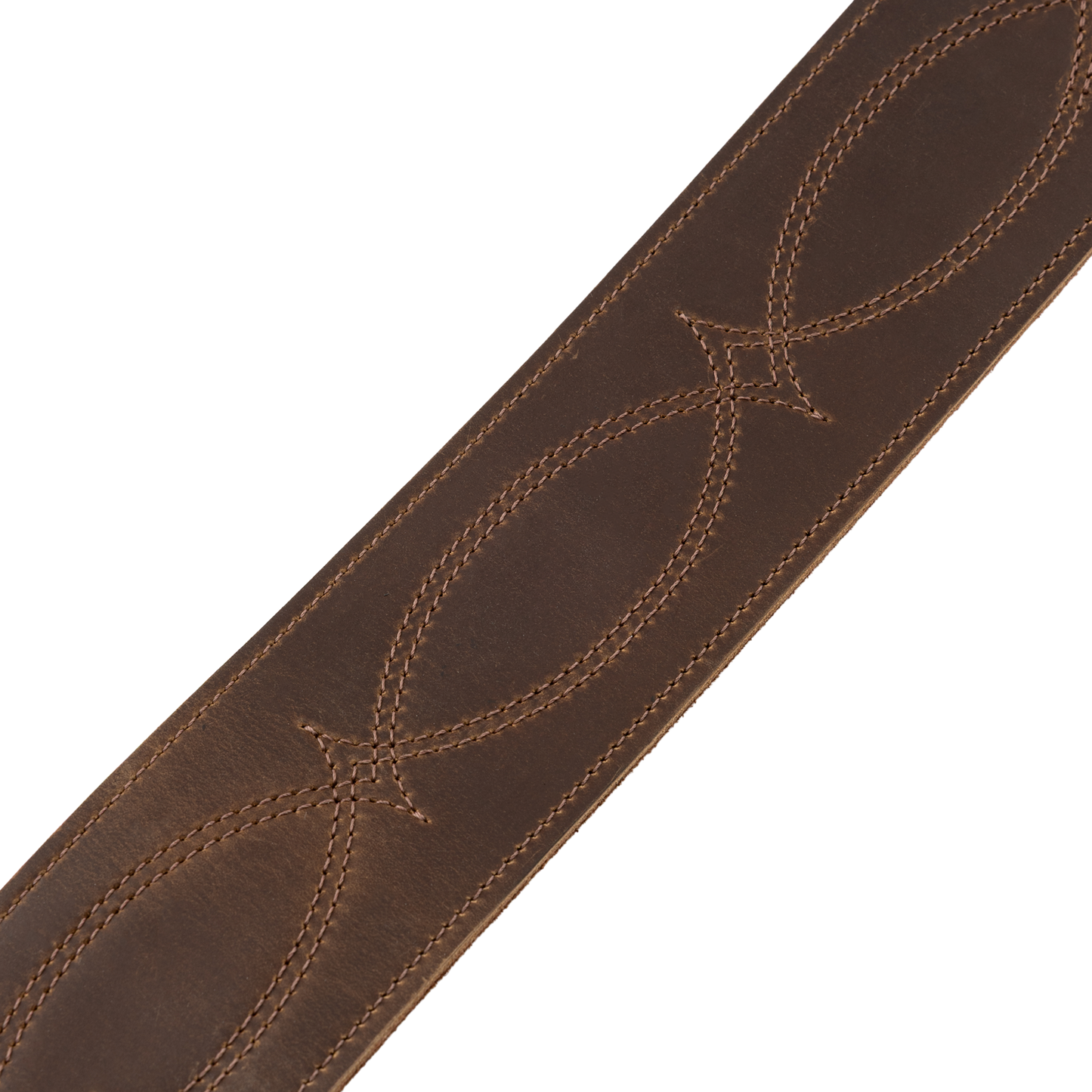 Gator M317SEL-BRN Levy's Whiskey Crocodile Leather Guitar Strap