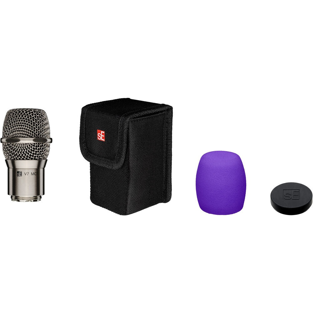 sE Electronics V7 MC1 Supercardioid Wireless Mic Capsule | Brushed Nickel