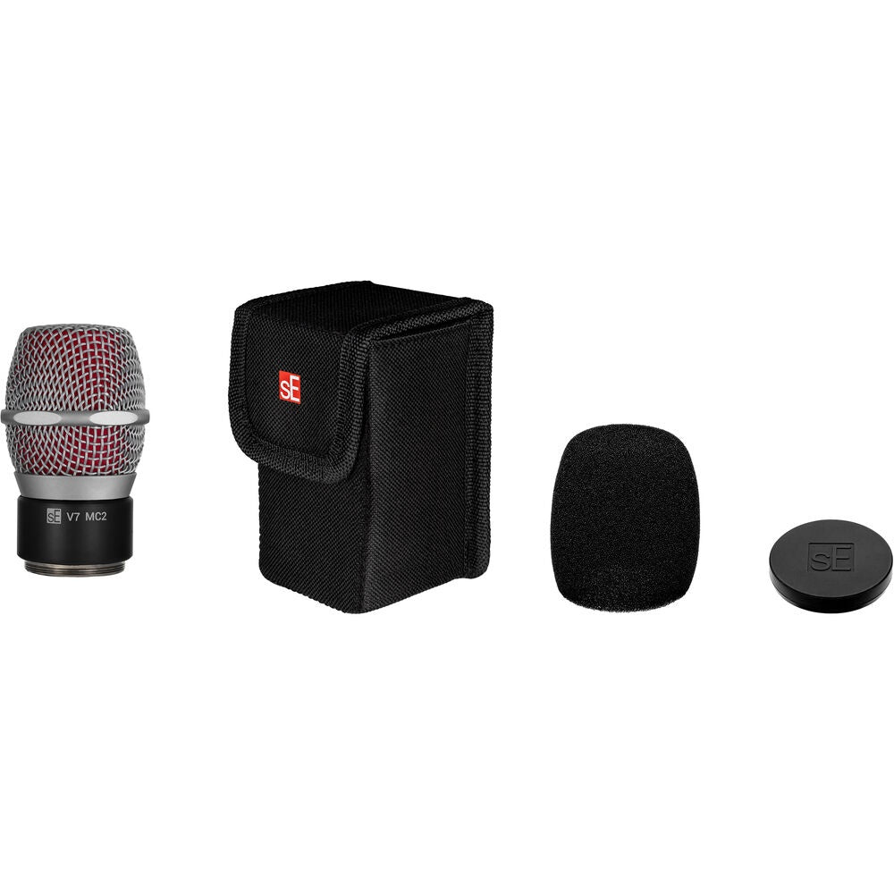 sE Electronics V7 MC2 Supercardioid Wireless Mic Capsule | Silver