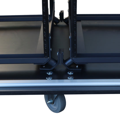 ProX Live Performance Gear Dual 12U Rack Console Case With Side Work Tables