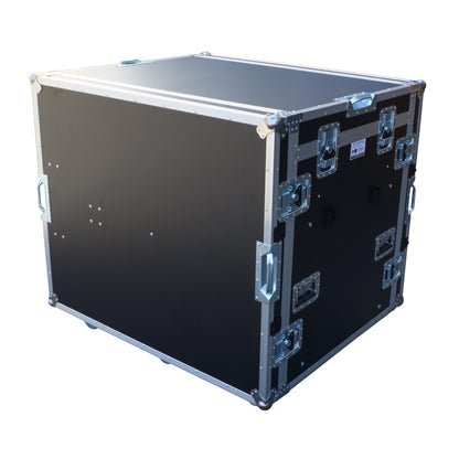 ProX Live Performance Gear Dual 12U Rack Console Case With Side Work Tables