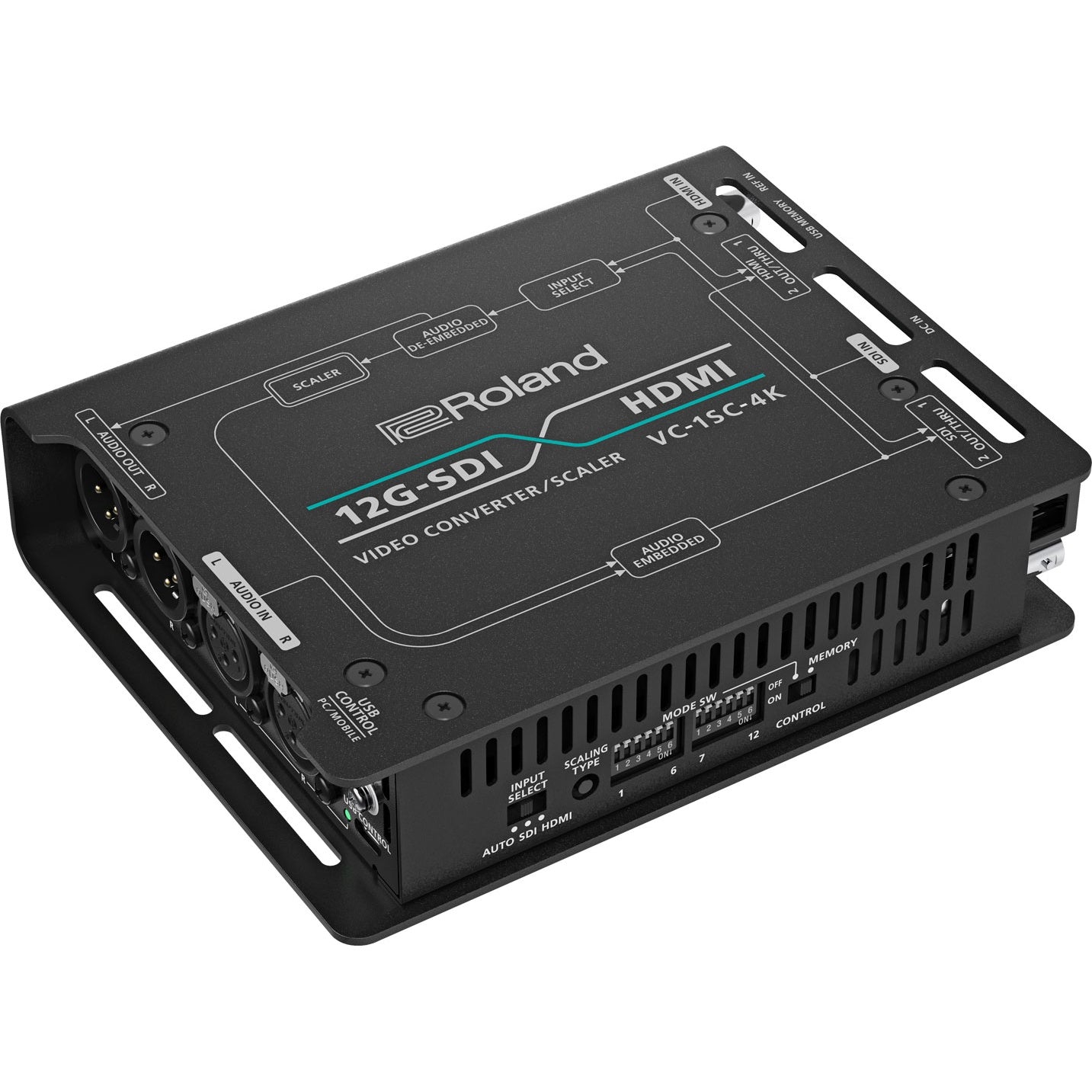 Roland 424981A VC-1SC-4K Compact 4K Video Converter and Scaler