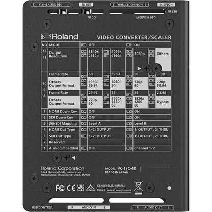 Roland 424981A VC-1SC-4K Compact 4K Video Converter and Scaler