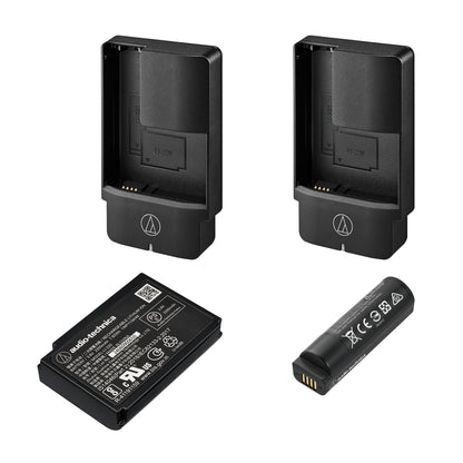Audio-Technica D50 Wireless System Half-Rack Receiver | 2-Channel | 1 Body-Pack + 1 Handheld | Combo