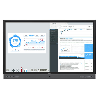 BENQ RP8605 86" 4K Ultra HD Interactive LCD Display | Anti-Glare