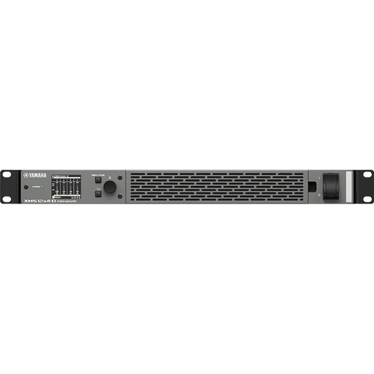 Yamaha XMS Series Power Amplifier 1U Class D With Hi-Z/Lo-Z | 4-Channel | Dante