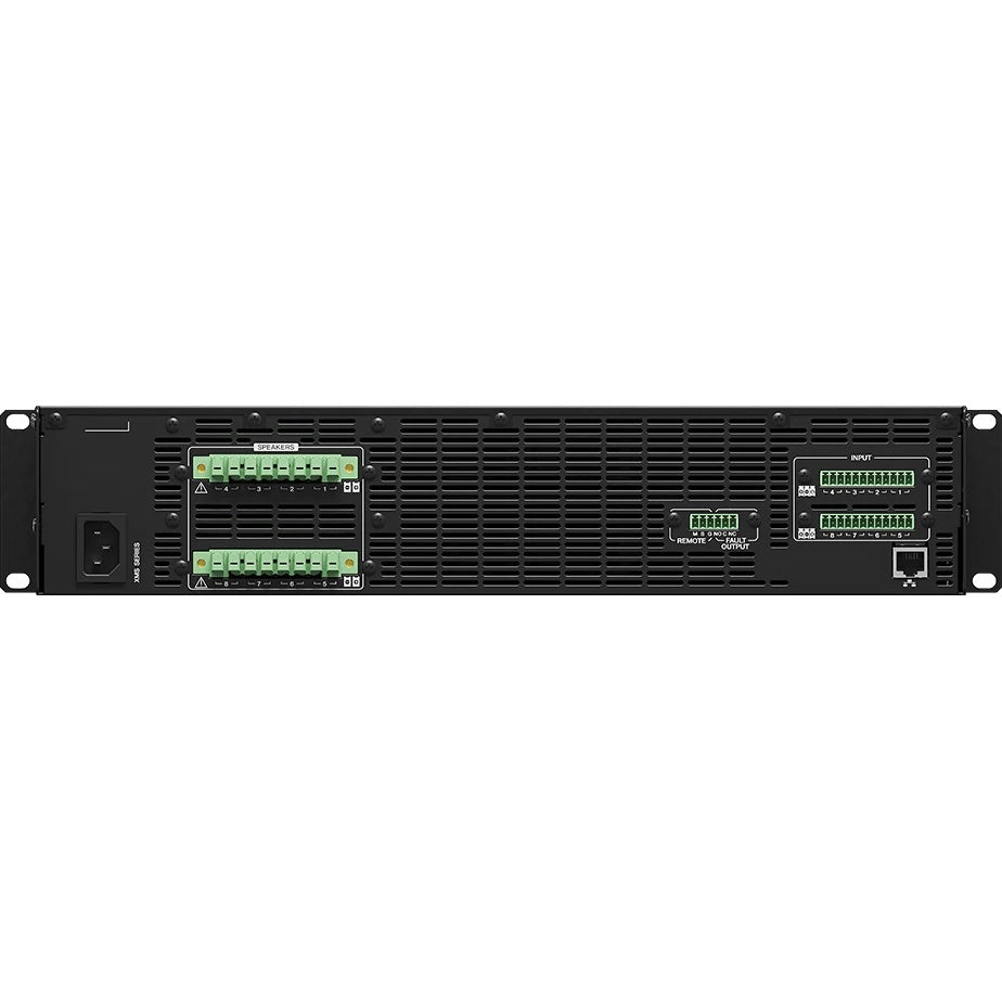 Yamaha XMS Series Power Amplifier 2U Class D With Hi-Z/Lo-Z | 8-Channel | Analog Only