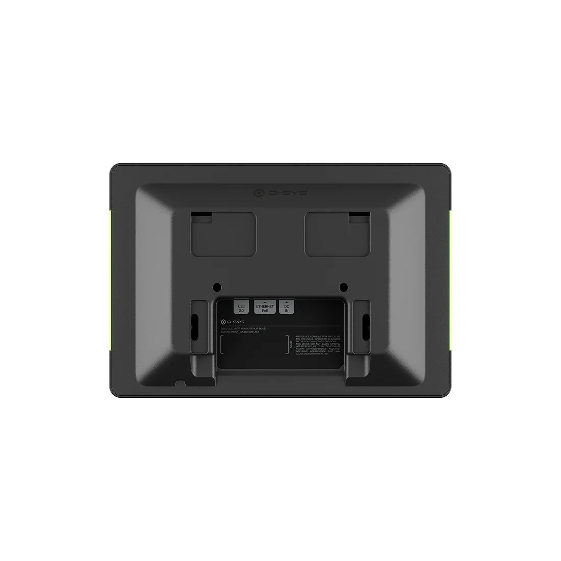 Q-SYS QSP-11 Microsoft Teams Scheduling Panel With Wall Mount