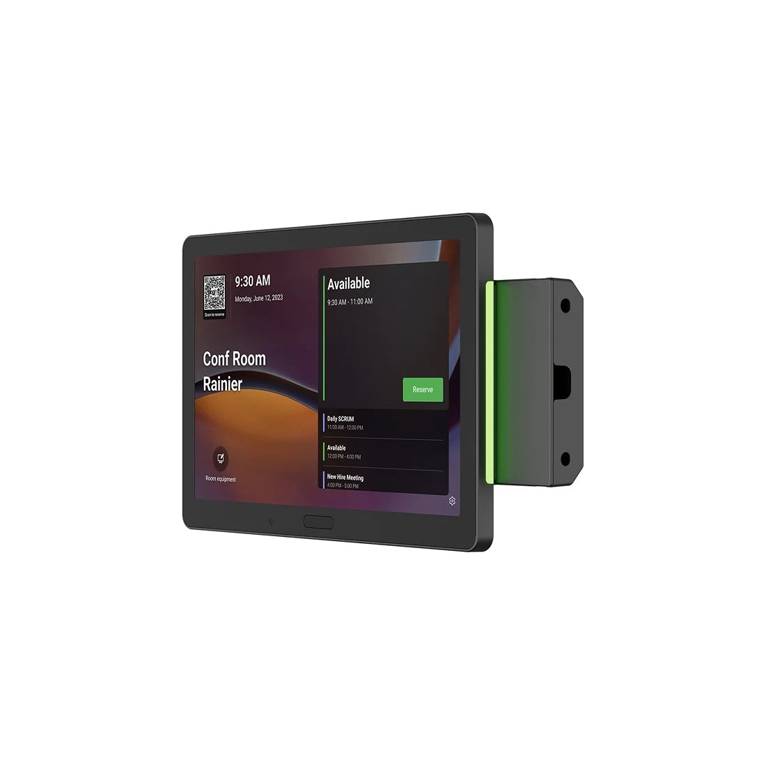 Q-SYS QSP-11 Microsoft Teams Scheduling Panel With Wall Mount