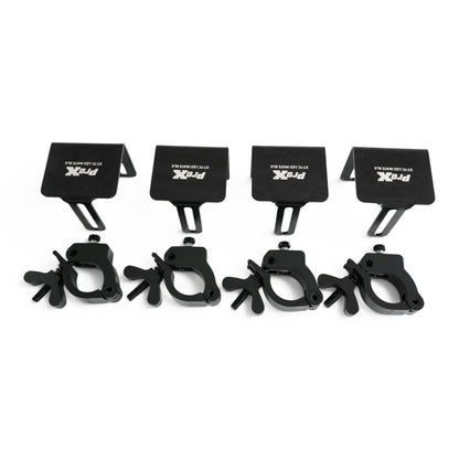 ProX XT-TCLEDMATEBLKX4 LED Panel to 2" Truss Pipe Mount Bracket Set of 4