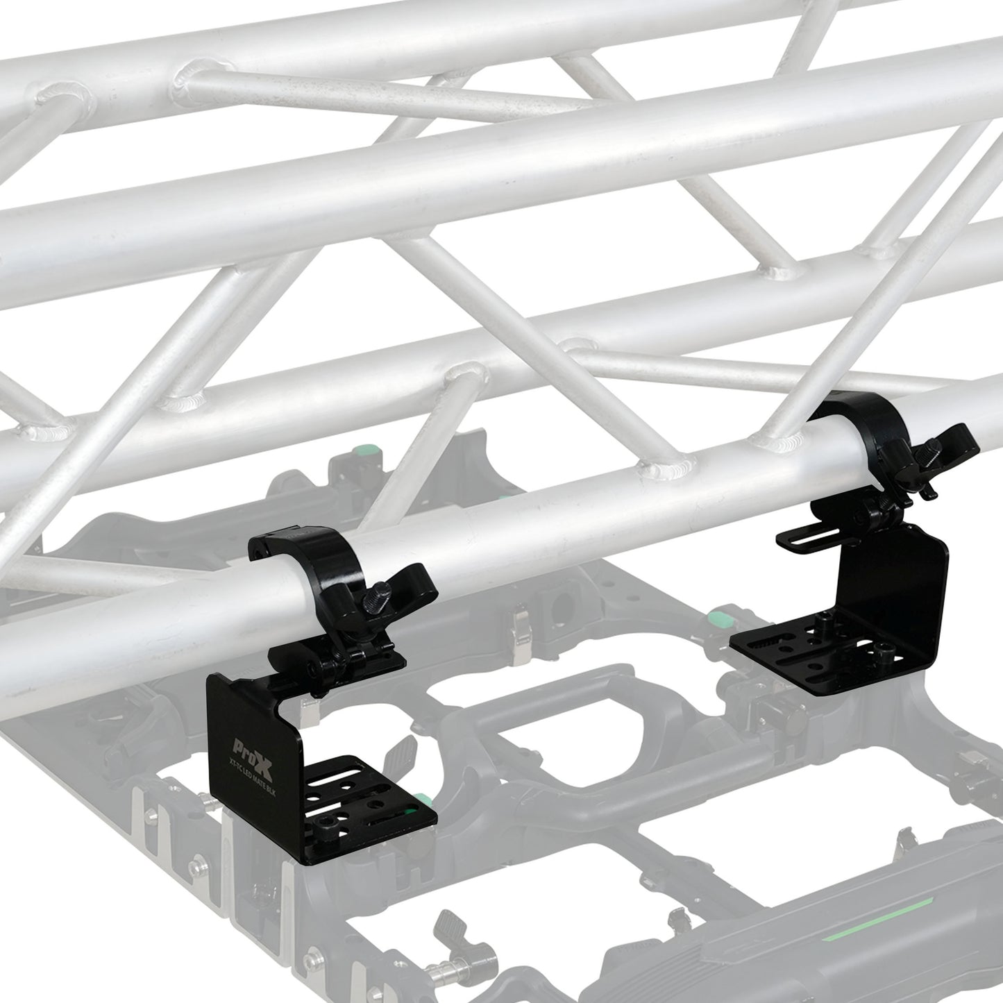 ProX XT-TCLEDMATEBLKX4 LED Panel to 2" Truss Pipe Mount Bracket Set of 4