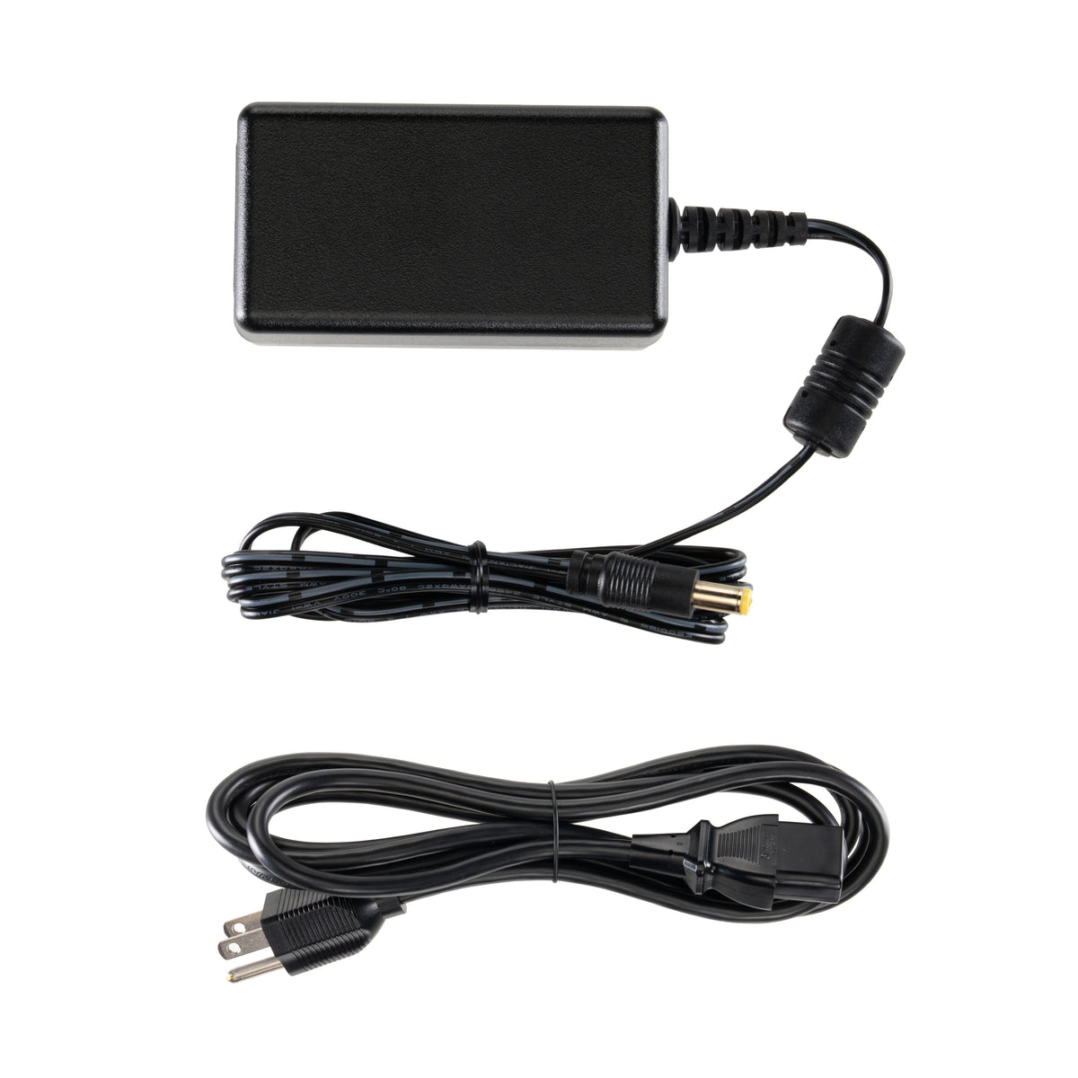 NC2HEC included external power supply with barrel connector and IEC AC power cord, Audix