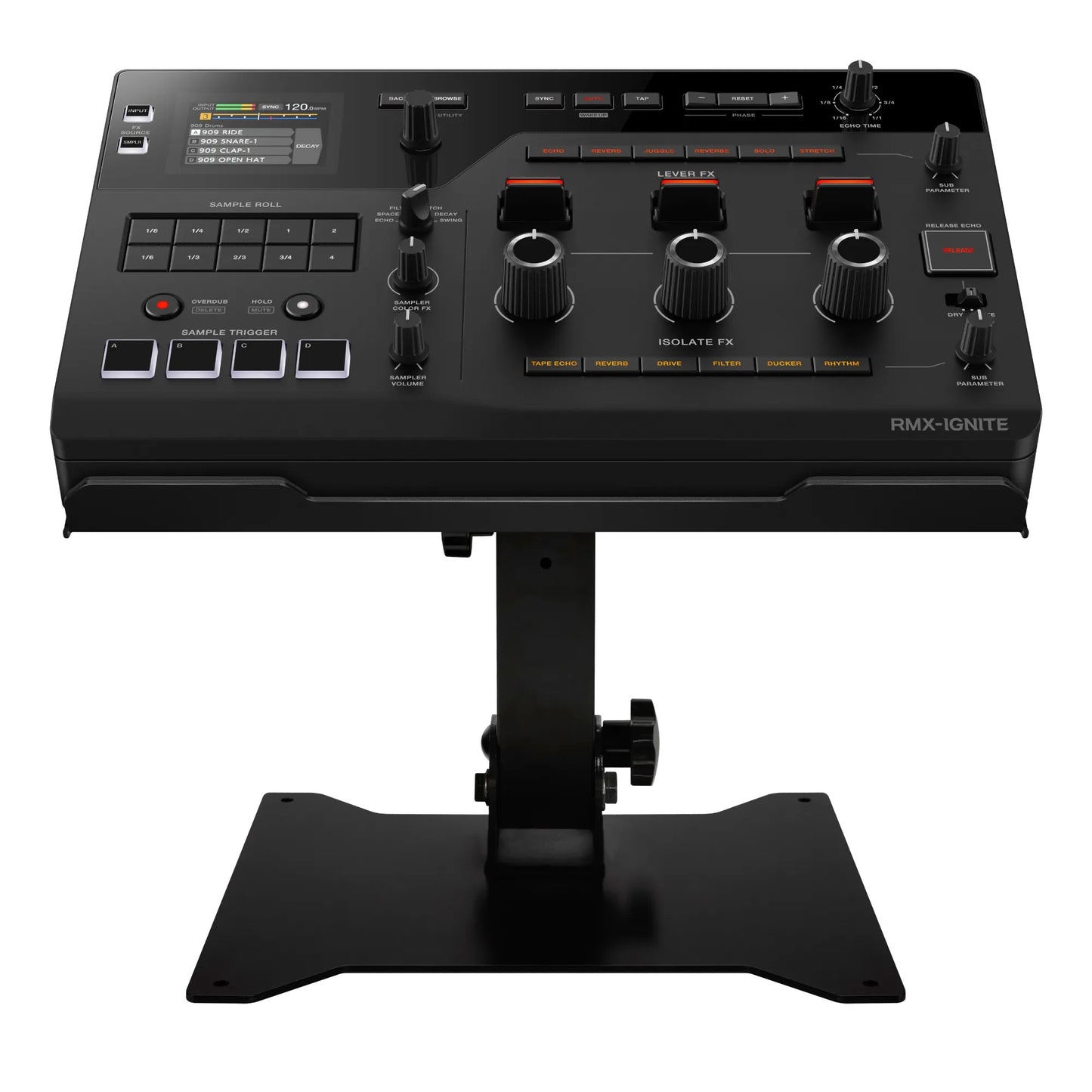 AlphaTheta DJC-STS2 Adjustable DJ Equipment Stand for RMX-IGNITE