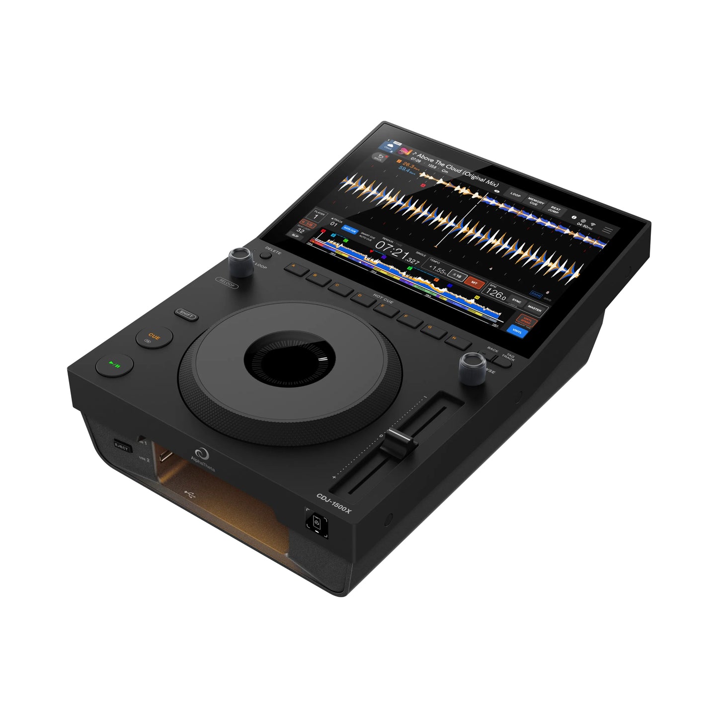AlphaTheta CDJ-1500X Compact DJ Multi Player With Touchscreen