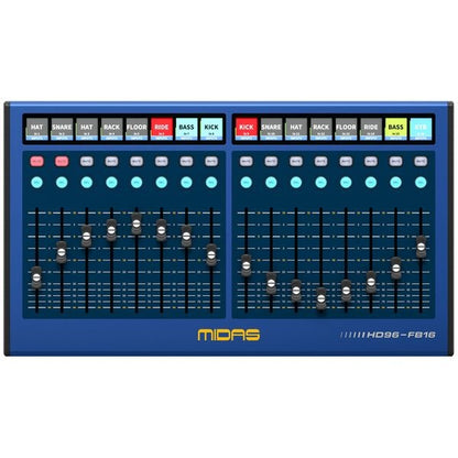 Midas HD96-FB16 Portable 16-Channel Fader Bay For HD Series Consoles