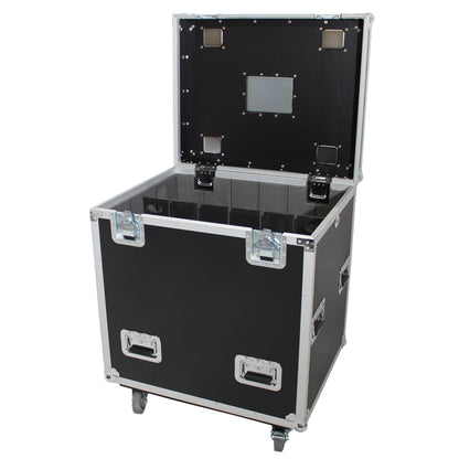 ProX TruckPax Utility Case ATA Road Case With Casters and Dividers | 24"x30"x36"