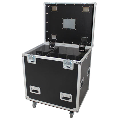 ProX TruckPax Utility Case ATA Road Case With Casters and Dividers | 24"x30"x36"