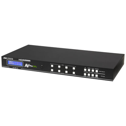 AVPro Edge AC-MX-44 18Gbps 4x4 HDMI Matrix With Audio Delay