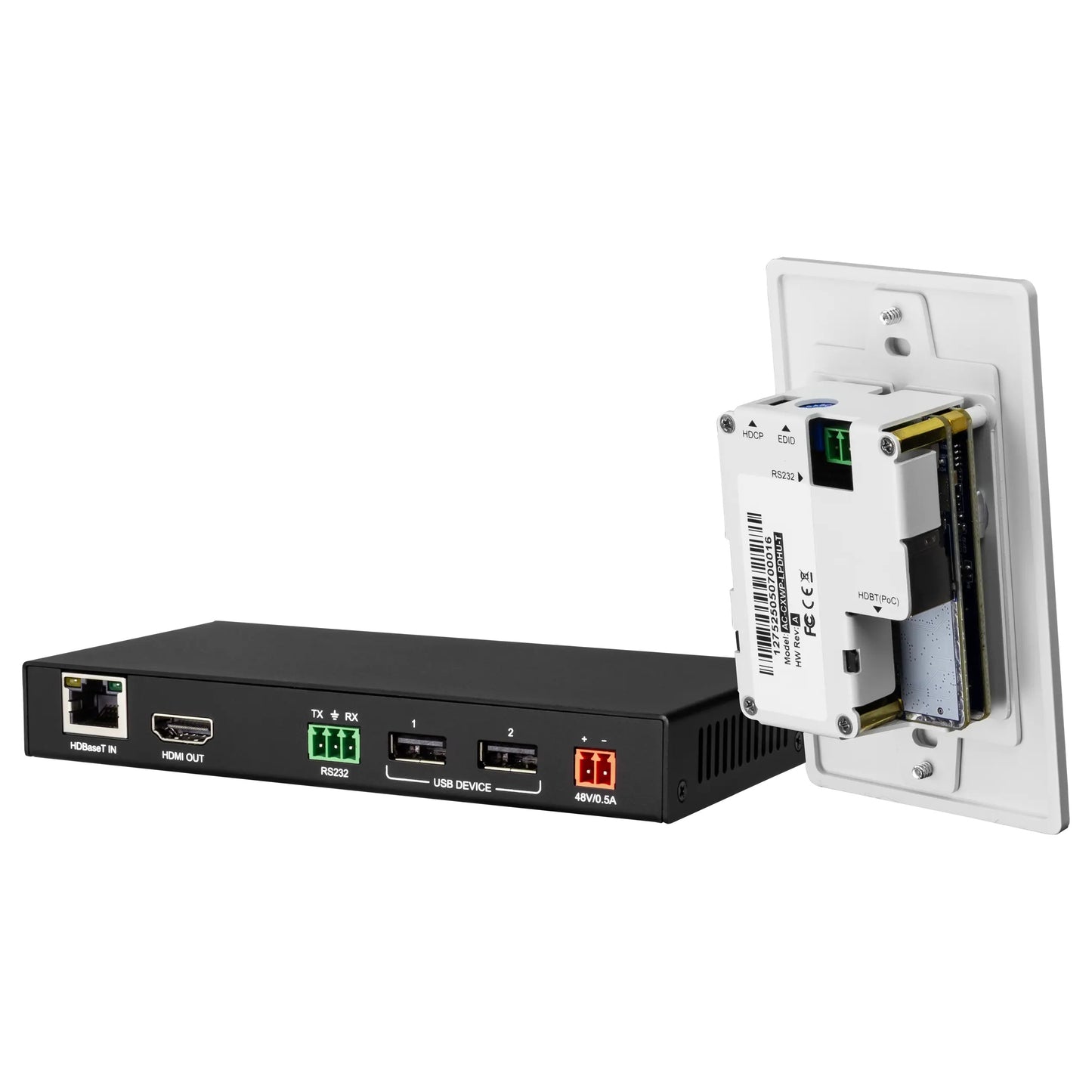 AVPro Edge AC-CXWP-LPDHU-KIT ConferX HDBaseT Wall Plate System