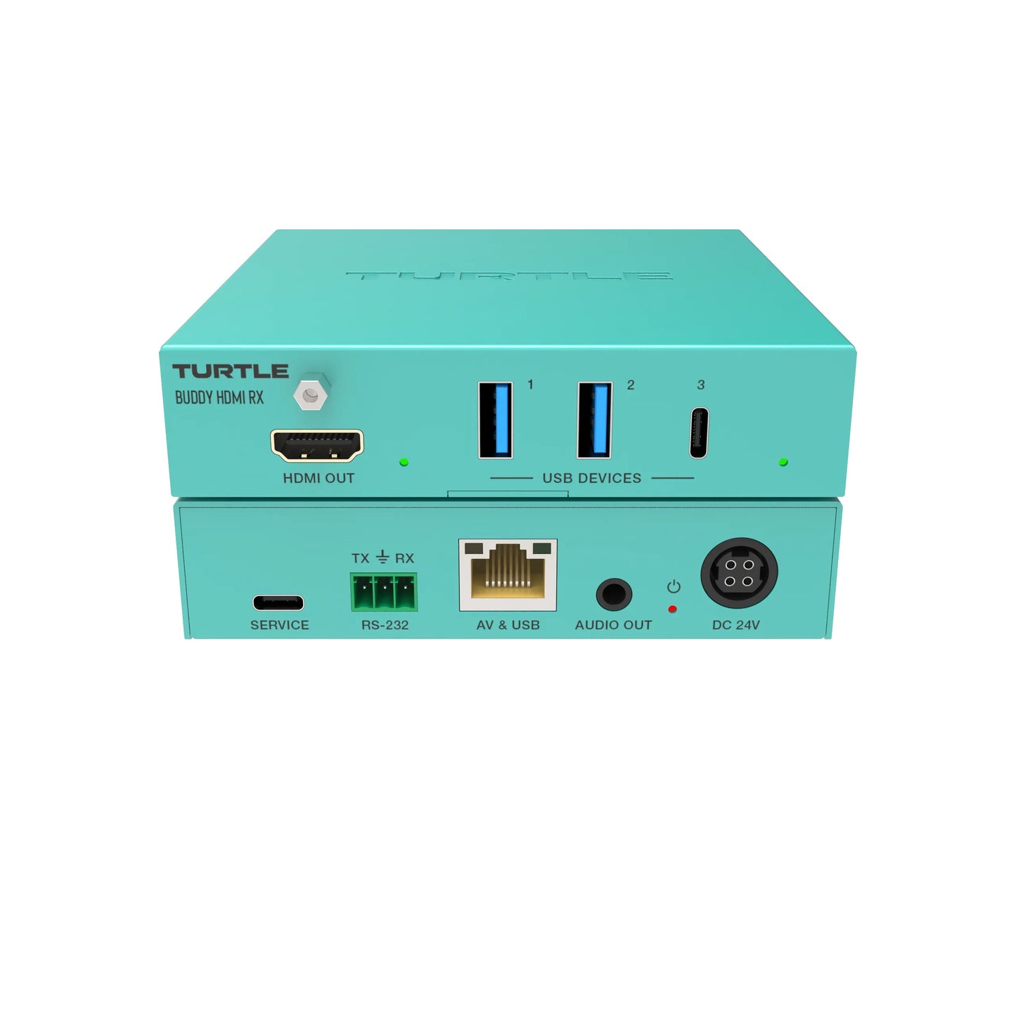 Turtle AV TAV-BBHDMI-RX Boardroom Buddy HDMI Receiver With USB 3.2