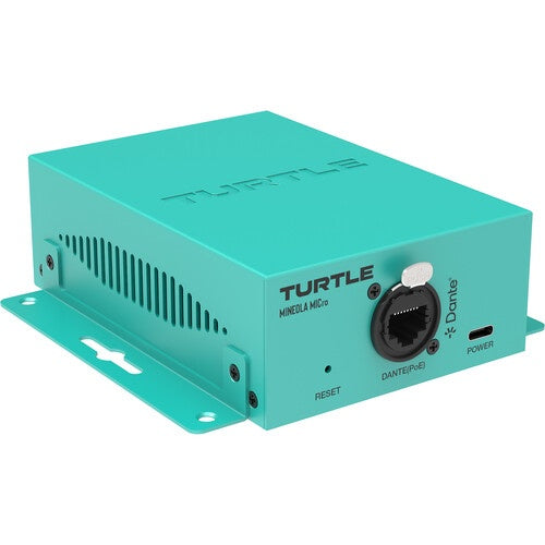 Turtle AV TAV-MINEOLAMICRO Dual XLR Dante Mic Preamp Converter